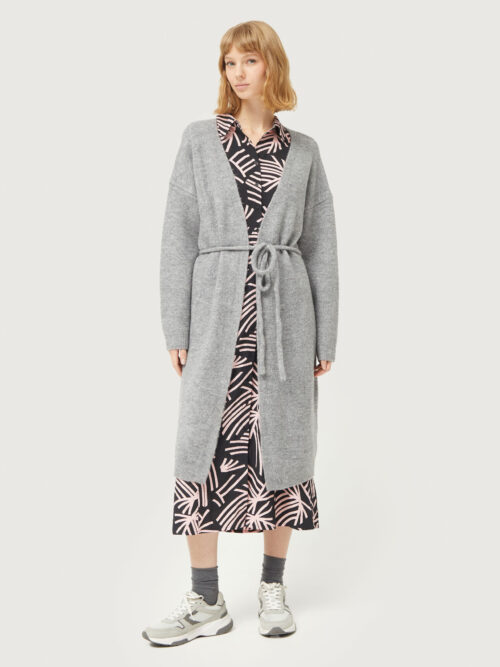 Compania Fantastica Long Knitted Jakcet - Grey - Image 4