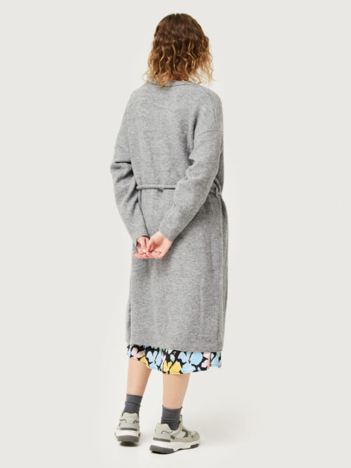 Compania Fantastica Long Knitted Jakcet - Grey - Image 7