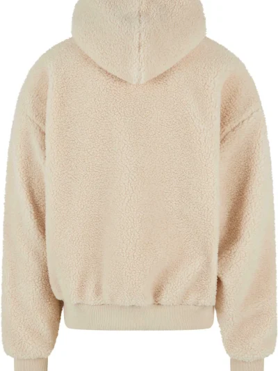 Karl Kani Serif Teddy Hoodie - Light Sand - Image 4