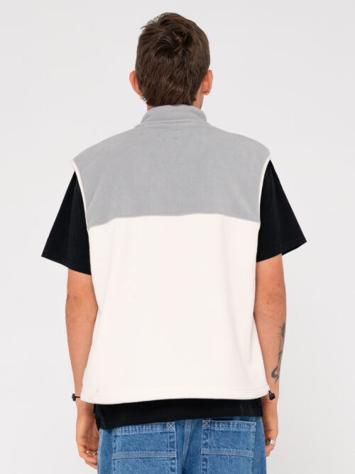 Rusty Tasty Ice Vest Oyster - Grey/Ecru - Image 8