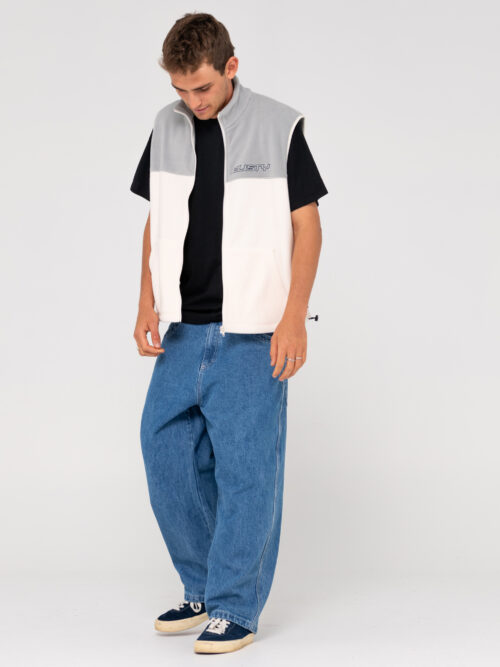 Rusty Tasty Ice Vest Oyster - Grey/Ecru - Image 6