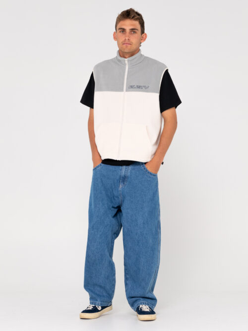 Rusty Tasty Ice Vest Oyster - Grey/Ecru - Image 5