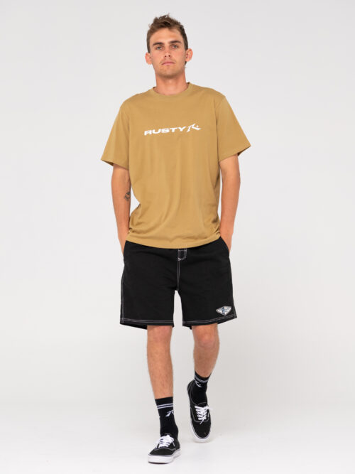 Rusty Vital Rusty Tee - Khaki - Image 6