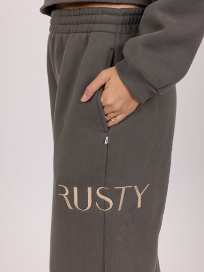 Rusty Alexia Crop Trackpants - Charcoal - Image 5