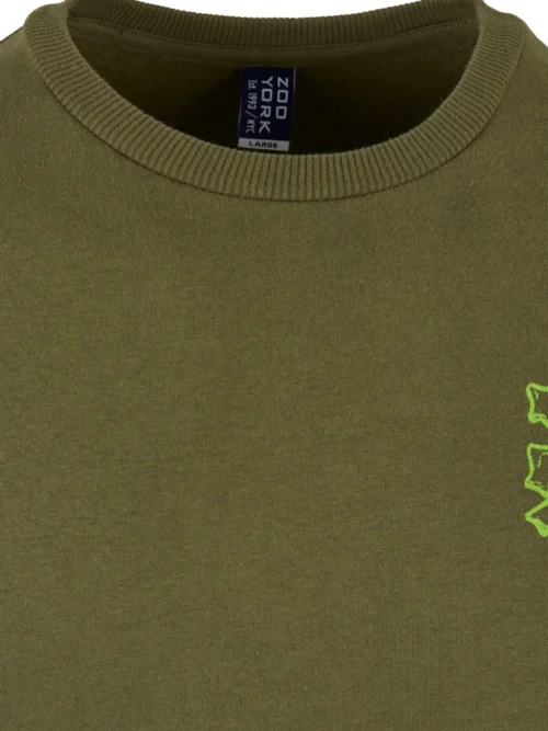 Zoo York Skeleton Sweatshirt - Olive - Image 10