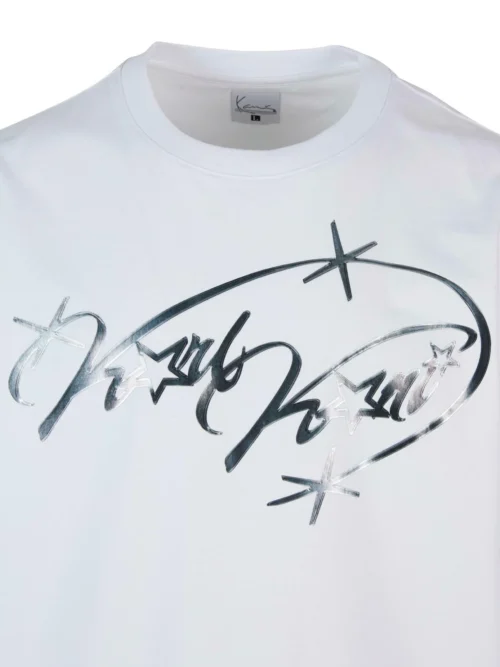 Karl Kani Authentic Star Logo T-shirt - White - Image 4