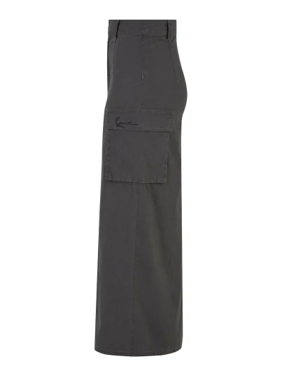 Karl Kani Signature Long Cargo Skirt Black - Image 3