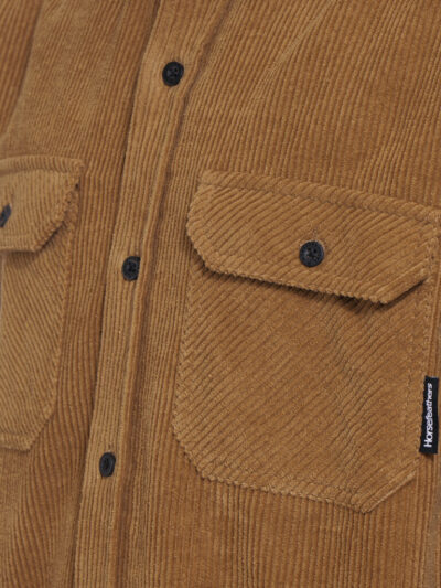 Horsefeathers Technical Dough Shirt - Camel Corduroy - Image 6