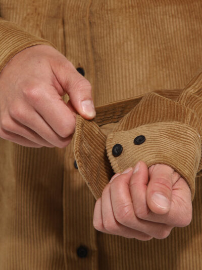 Horsefeathers Technical Dough Shirt - Camel Corduroy - Image 7