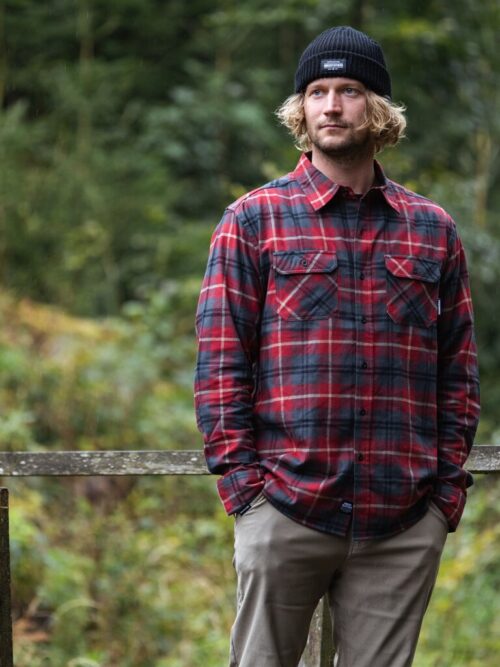 Horsefeathers Technical Dough Shirt - Redwood - Image 9