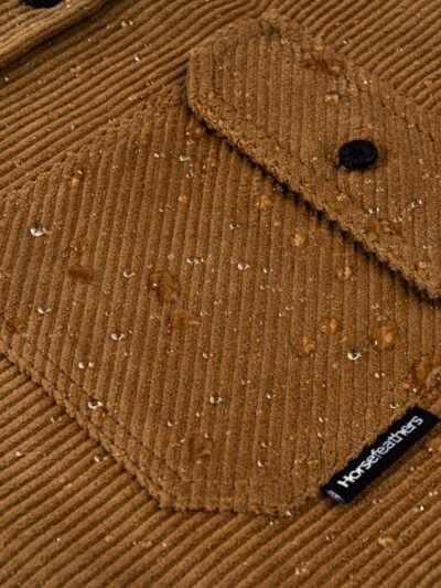 Horsefeathers Technical Dough Shirt - Camel Corduroy - Image 8