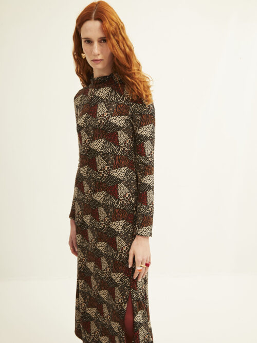 Xantik Vestido Corte Falda - Image 5