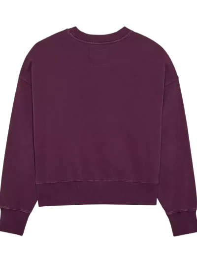 Fox Womens Wordmark Oversized Crew Pullover - Image 3