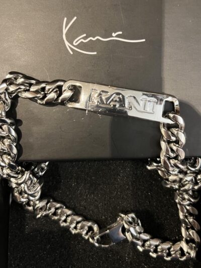 Karl Kani Retro Plate Chain Silver - Image 3