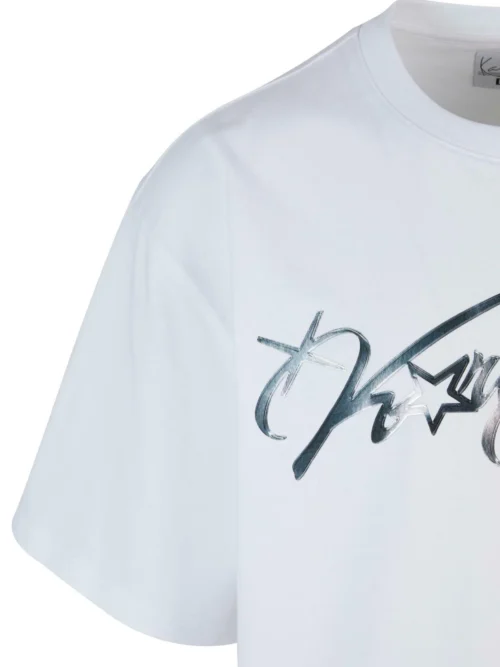 Karl Kani Authentic Star Logo T-shirt - White - Image 3