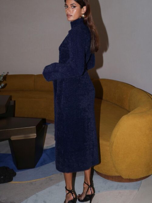 Marlow Dress In Navy - Image 8