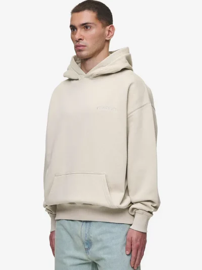 Pegador Buford Oversized Hoodie Washed Light Beige - Image 3