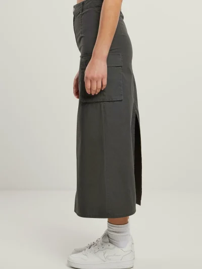 Karl Kani Signature Long Cargo Skirt Black - Image 9