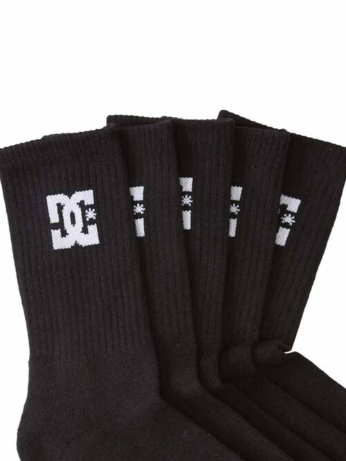 DC  Spp Crew 5Pk Socks - Black - Image 3