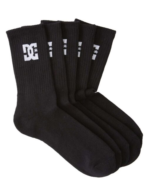 DC  Spp Crew 5Pk Socks - Black
