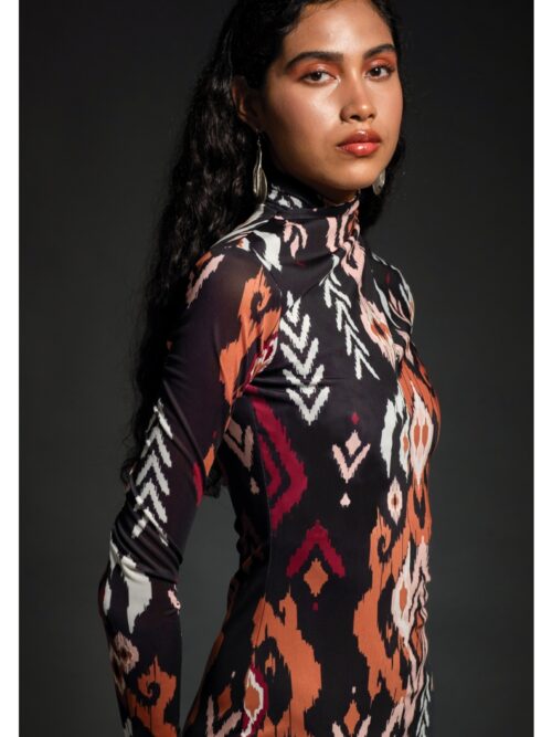 Peace & Chaos Manifesto Long Dress - Image 4