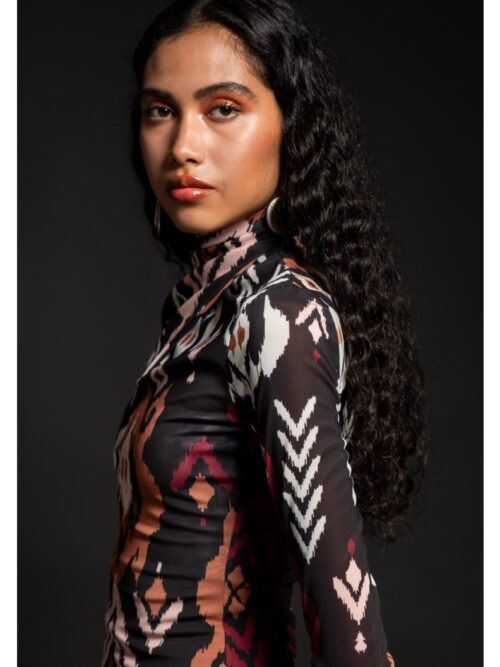 Peace & Chaos Manifesto Long Dress - Image 6