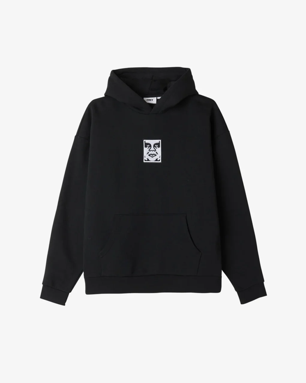 Κατασκευασμένο από βαρύ ύφασμα fleece, αυτό το φούτερ προσφέρει ανθεκτικότητα και άνεση, ενώ η κεντημένη γραφική λεπτομέρεια στο στήθος προσδίδει μοναδικό στυλ, obey icon extra heavy hood black