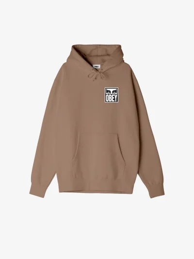 Obey Eyes Icon Premium Hood - Warm Taupe - Image 3