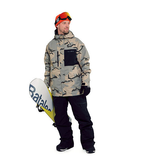 Horsefeathers Track Snow Jacket - Desert Camo - Image 5