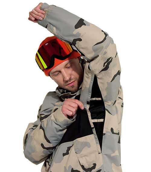 Horsefeathers Track Snow Jacket - Desert Camo - Image 6