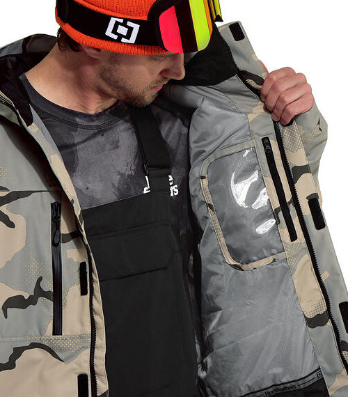 Horsefeathers Track Snow Jacket - Desert Camo - Image 7