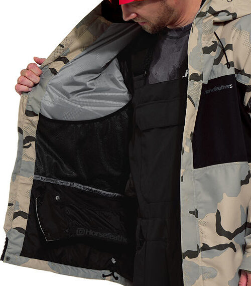 Horsefeathers Track Snow Jacket - Desert Camo - Image 8
