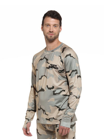 Horsefeathers Riley Tech Top - Desert Camo - Image 6