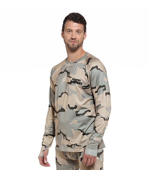 Horsefeathers Riley Tech Top - Desert Camo - Image 6