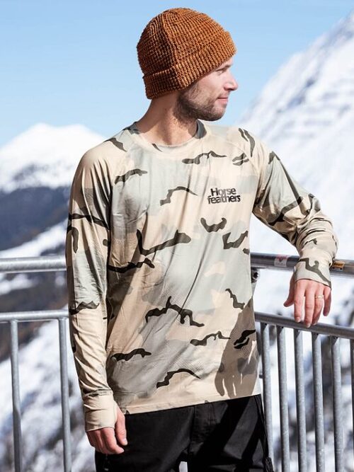 Horsefeathers Riley Tech Top - Desert Camo - Image 9