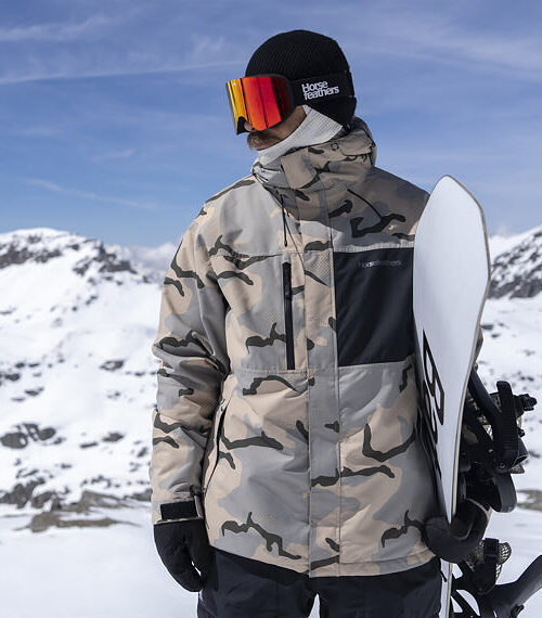 Horsefeathers Track Snow Jacket - Desert Camo - Image 15