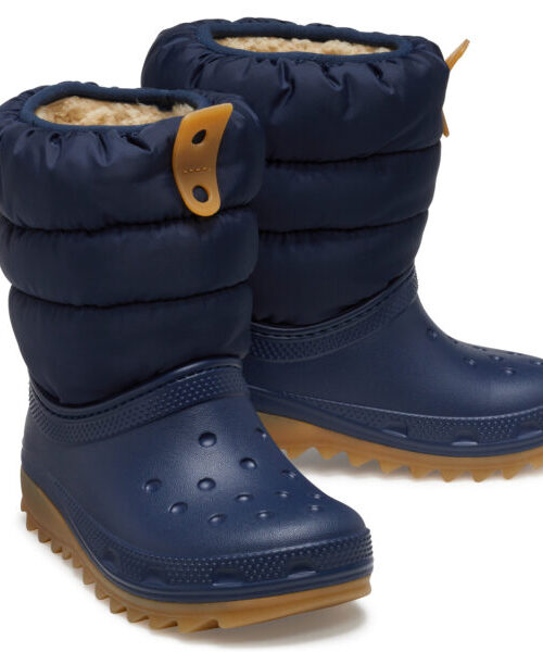 Crocs Classic Neo Puff Boot T - Blue - Image 4