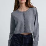 Womens Cardigan In Grey