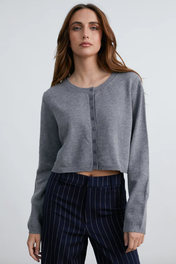 Womens Cardigan In Grey