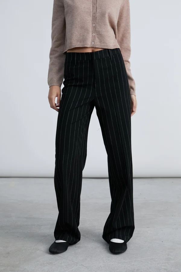 Womens Striped Trousers