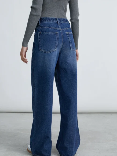 Womens Cotton-Blend Jeans - Image 3
