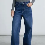 Womens Cotton-Blend Jeans