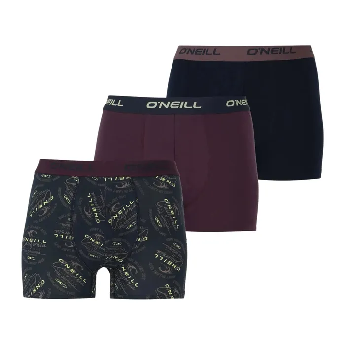 O'neill boxer california & plain 3-pack