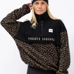 Ball Fleece - Black/Leopard