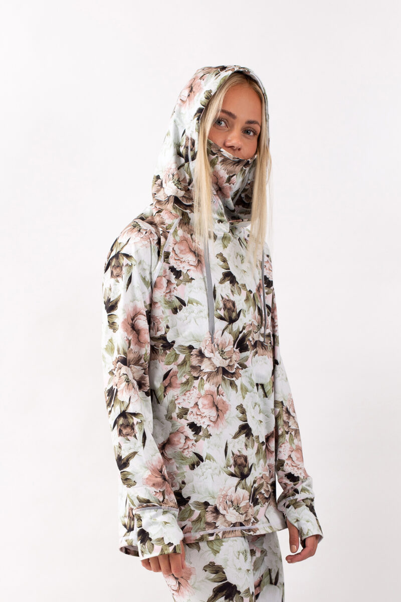 Loose Fit Hoodie Top - Bloom