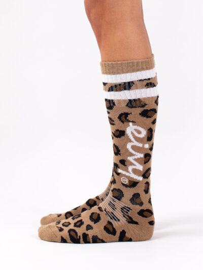 Cheerleader Wool Socks - Leopard