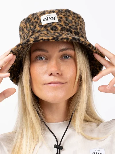 Full Moon Sherpa Hat - Leopard