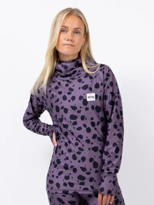 Icecold Hood Top - Purple Cheetah