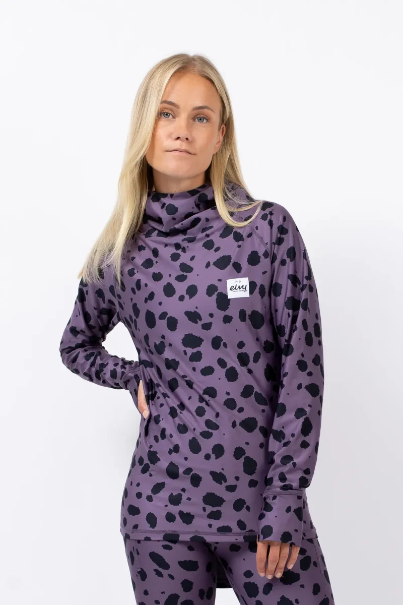 Icecold Hood Top - Purple Cheetah