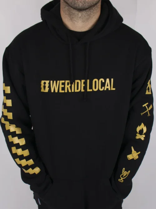 Stomper Black Long Hoodie - Image 4